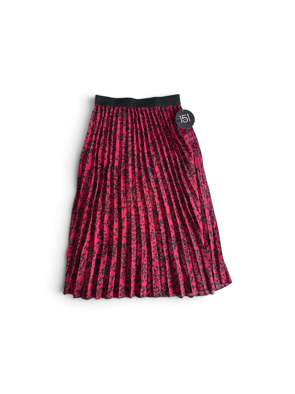 ONE 5 ONE NWT Skirt Pull On Accordion Pleated Midi Skirt Women’s Size Medium